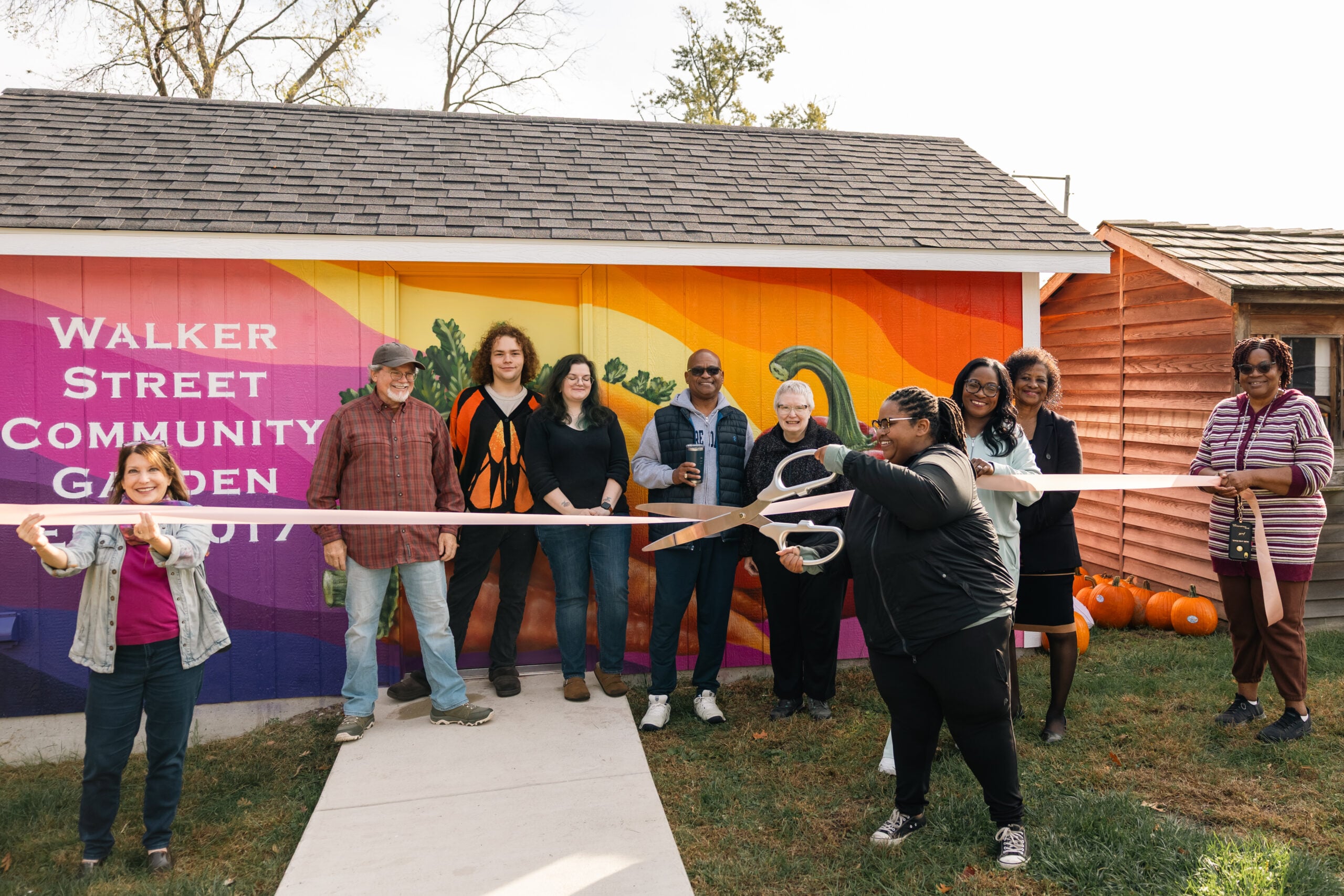 For Cit City Unveils Mural at Walker Street Park Community Garden Harvest ...